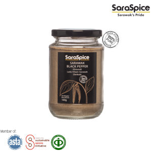 Saraspice - Sarawak Serbuk Lada Hitam/Putih 160g/Jar | Black/White Pepper Ground (160g/Jar)