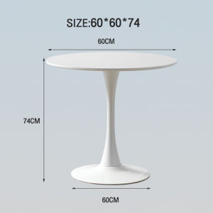 NEIKIA โต๊ะกลม โต๊ะกลมสีขาว โต๊ะไม้กลม สไตล์นอร์ดิก โต๊ะกาแฟทรงกลม โต๊ะรับประทานอาหาร โต๊ะกาแฟ โต๊ะกลมโมเดิร์น โต๊ะเอนกประสงค์ INS โต๊ะทำงานทรงกลมมินิมอล