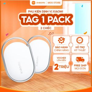Thiết Bị Định Vị Đồ Vật Thông Minh Xiaomi Tag 1 Pack | Bluetooth 5.4 IP67 Pin Hơn 1 Năm