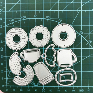 Coffee Cup Metal Cutting Dies DIY Craft Carbon Steel Embossing Template Stencil Scrapbooking for Die Cuts Mold