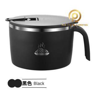 900ML Instant Noodle Bowl 304 Stainless Steel With Handle Bekas Mee Segara Noodles Cup Lunch Box Soup Mangkuk