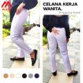 CELANA FORMAL / CASUAL WANITA MODEL KANCING DAN KARET UKURAN S - 2L BISA COD. 