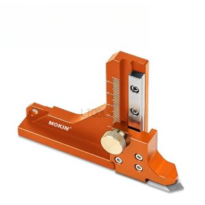 Woodworking Height Gauge Brass Nut Marking Gauge Aluminum Alloy Saw Blade Fixed Height Ruler Table Saw Depth Adjustment Tool 1pc.