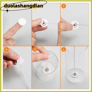[Duola] 100pcs 20mm candle wick สติกเกอร์เทียนทำสติกเกอร์กลมสำหรับ WAX FIXED