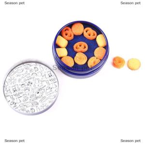 [COD] Season pet 1pcs 1/12 dollhouse Miniature danish Cookie Blue Tin BOX ชุดอุปกรณ์ครัว