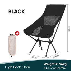 Foldable Outdoor Chair Moon Chair Portable Camping Multi-functional Folding Recliner Chair Beach Picnic Fishing Chairs