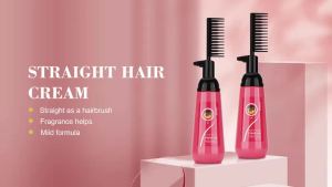 SEVICH Hair Straightener Cream Keratin Hair Straighten Comb 100ml Argan Oil Permanent Straightening Hair