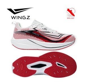 ( ลิขสิทธิ์แท้ ) รองเท้าวิ่ง WINGZ RUNNING ผ้าตะข่าย พื้นเป็น คาร์บอน น้ำหนักเบา นุ่มเท้า  39 - 45