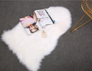 60cm Fluffy Artificial Faux Fur Sheepskin Rug Super Soft Carpet / Karpet