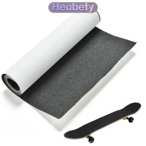 Heabety Băng dính đục lỗ giấy cát miếng dán xe trượt ván trượt 81 cm x 22 cm