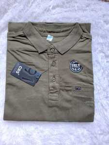 COD CRS 91 OR1GINAL Lengan pendek Kerah Kancing Polos Kaos Pria Distro Bandung