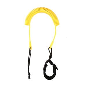 Comfortable Surfboard Leash Coiled Stand Up Paddle Board Leash SUPs Leg Rope for Paddleboard Longboards Shortboard