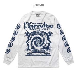 TRIAD - Longsleeve Reguler T-shirt Kaos Lengan Panjang Basic Vintage Paradise - LS A7672 Long Sleeve