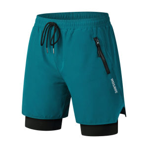 WOSAWE Men Women Cycling Shorts 4D Gel Pads Casual Breathable Quick Dry Sports Bike Shorts