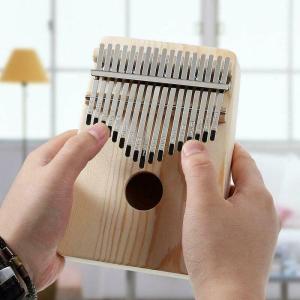 【Kalimba】【Tik Tok】17 Keys Kalimba African Solid Mahogany Wood Thumb Piano Finger Percussion