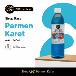 Sirup Permen karet Bubble Gum 640ml Minuman Gkc Heritage