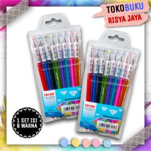Bolpoin Gel Joyko isi 8 Warna (GPC-309S)