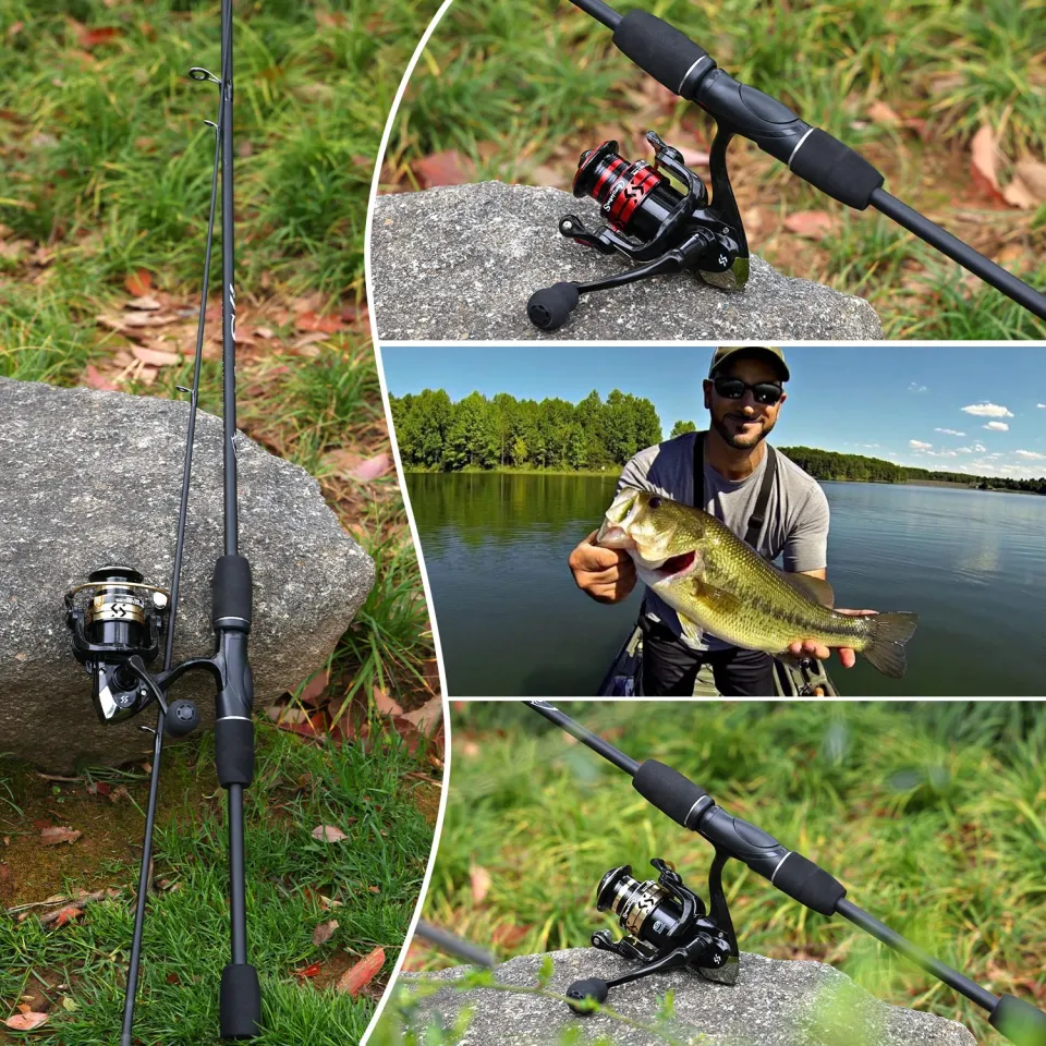 Sougayilang Fishing Rod and Reel Set Cheap Fishing Rod with 1000