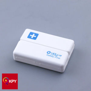 กล่องยา กันน้ำและกันความชื้น ตลับยา ตลับยาพกพา ที่จัดระเบียบ กล่องยาแม่เหล็กแบบพับได้พร้อมช่อง 7 ช่อง กล่องยาพกพา ขนาดเล็ก