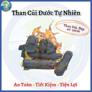 [Combo 5kg] Than Củi Đước Cà Mau Loại 40-50cm Dài Đẹp – Ít Khói Cháy Bền