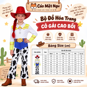 Áo liền thân kèm mũ Toy Story Đồ hoá trang Woody Jessie Buzz Lightyear Câu chuyện đồ chơi Halloween