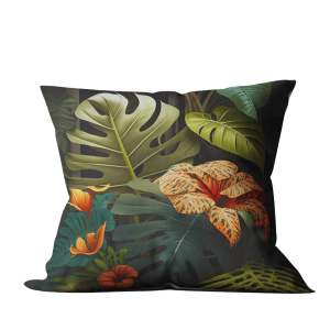 SARUNG BANTAL PRINTING MOTIF DAUN - Tropical Leaves Series Dan Segar-
