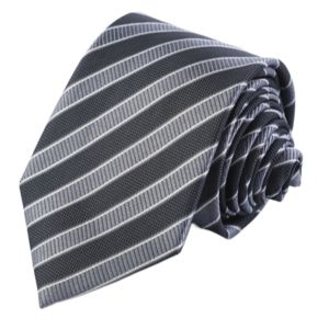 BAIXL Skinny Tie Stripe Neck Ties Collar Accessories Groom Neck Wear Casual Woven Wedding Necktie Men Party
