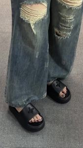 [Free Shipping] 2025 New Summer EVA Flip-Flops For Women Thick-Soled Sandals For Outdoor Wear
