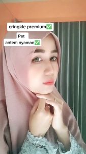 HIJAB/JILBAB INSTAN SYARI KHIMAR CRINCLE SYARI ORIGINAL NISSA