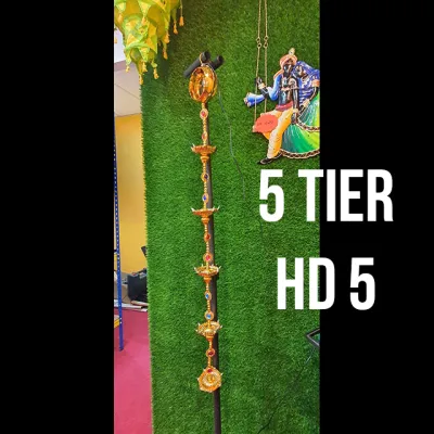 Deepavali Decoration Hanging Diya Deepavali LED Diya 357 Layer Diya Wedding Decoration Door Thoran Led Toran
