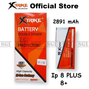 Baterai XTRIKE Double Power Apple Iphone 8 Plus 8+ Batre Batrai HP Handphone Ip Battery