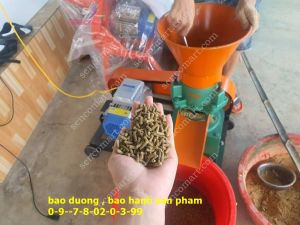 Máy ép cám viên làm thức ăn cho vật nuôi máy chạy dây coroa
