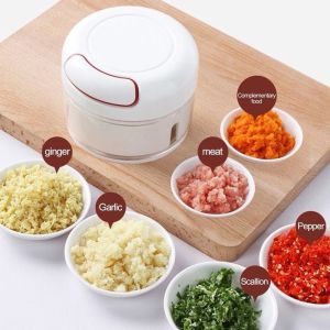 FAUS Mini Food Chopper Blender Tarik Tangan Manual Penghalus Bumbu pencacah bawang tarik mini