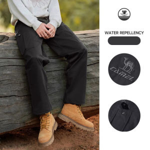 Cameljeans quần yếm nam quần tấn công ống rộng mùa thu Quần thể thao chống nước ngoài trời nam