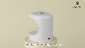 SAVILANDU V Nail Lamp Flash  U V Light for Gel Nails 16W    60s Quick-Dry U V LED Gel Lamp Hands-Free USB Rechargeable DIY Mani Starter Tool Portable Design for Home and Travel