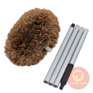 SG RumahHome® Telescopic Ceiling Fan Duster Cleaning Tool Set Removable Super Cilia Dust Absorbent Brush for Home