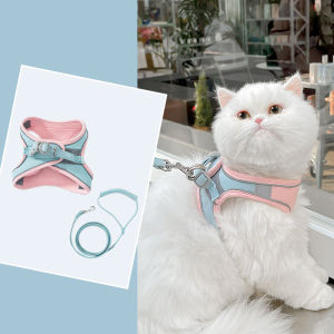Cat Harness Leash Vest Reflective Anti-Escape Cat Walking Leash DogLeash