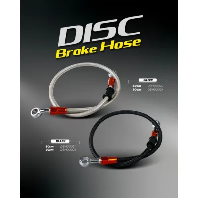 BRAKE HOSE BREK STEEL BRAIDED HOSE 60CM 90CM UNIVERSAL 135LC Y15 Y16 RS150