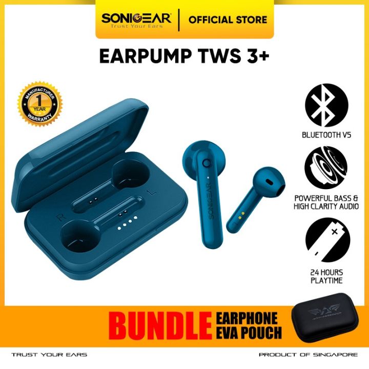 SonicGear TWS Plus Gaming Wireless Bluetooth Earphone with