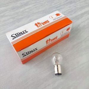 หลอดไฟท้าย มอเตอร์ไซค์ ไฟท้าย รถมอเตอร์ไซค์ 12V. 18/5W. ( ราคา/1หลอด )under licence stanley japan