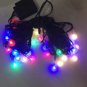 Dây đèn led chớp nháy dài 10M  kiểu bi bọt sáng nhiều màu/vàng ấm trang trí ngoài trời