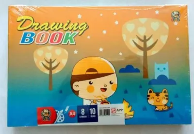 BUKU GAMBAR A4 DODO [PACK -10 BUKU] / DRAWING BOOK MOTIF FANCY