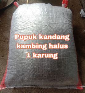 PROMO 1 KARUNG PUPUK KANDANG KAMBING FERMENTASI HALUS ISI 5-6 KG
