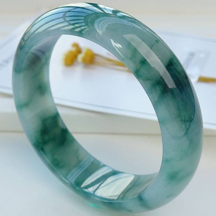 Myanmar jade bracelet female old pit ice glutinous female bracelet ...