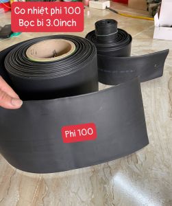 Gen co nhiệt phi 100  ống co nhiệt 100mm bọc bi cầu led 3 inch