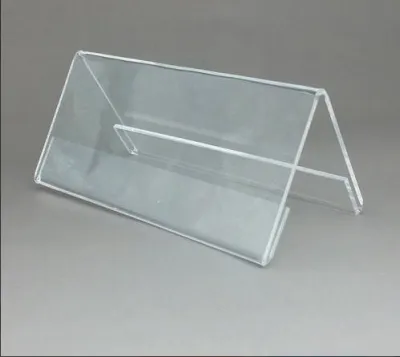 Bảng tên mica chữ A để bàn (22x105cm)