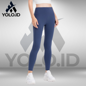 Legging Celana Olahraga Wanita High Waist Polos Yoga pants Sport Celana Lejing Wanita