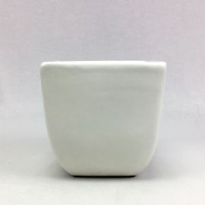 กระถางต้นไม้สไตล์มินิมอล กระถางเซรามิคทรงสี่เหลี่ยม กระถางต้นไม้ขนาดเล็ก