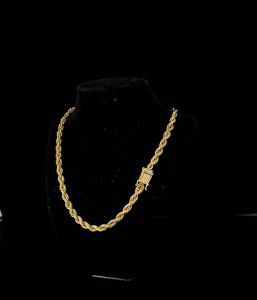 XUKIM Fashion Jewelry Cordell Chain Imperial Link Upgrade 6mm Rope Chain Setting Diamond Clasp Gold Clasp 7mm Rope ChainX