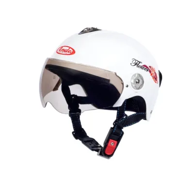[CHÍNH HÃNG] Mũ bảo hiểm 1/2 đầu ANDES 3S108 có kính tem hoa mai - MBH nửa đầu chắn gió nắng chuẩn an toàn gọn nhẹ bền